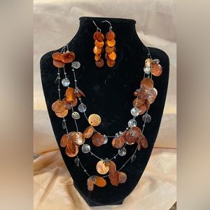 Orange Shell Jewelry
